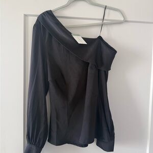 Elegant Black Off-Shoulder Women's Top
